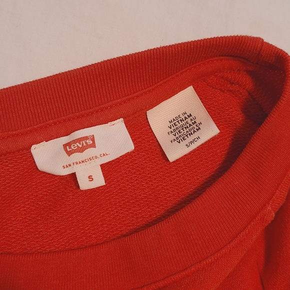 Levi's Sweatshirt (red, sz S) - Picture 7 of 7